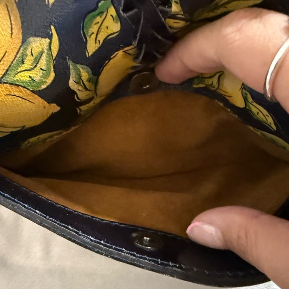 Patricia Nash Leather Lemon Crossbody - Picture 6 of 15